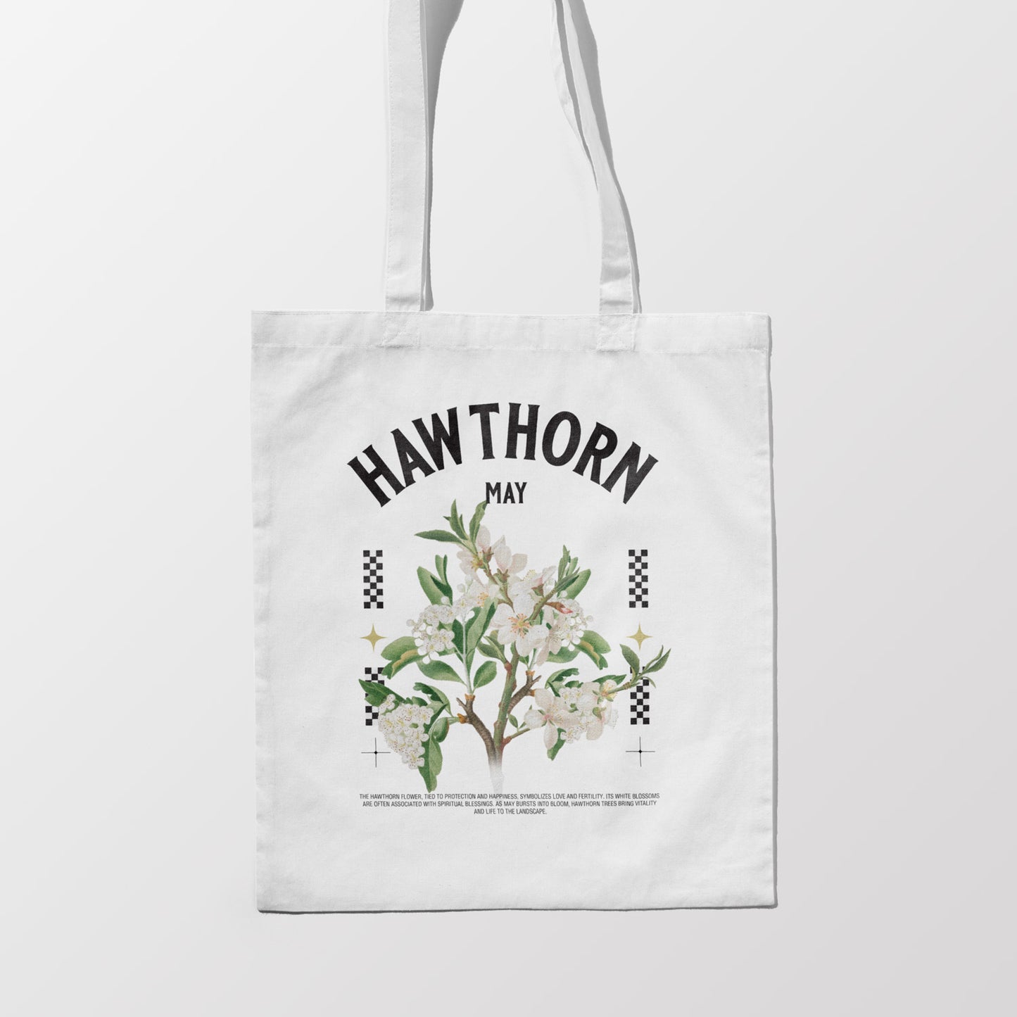 Birth Month Flower Tote Bag