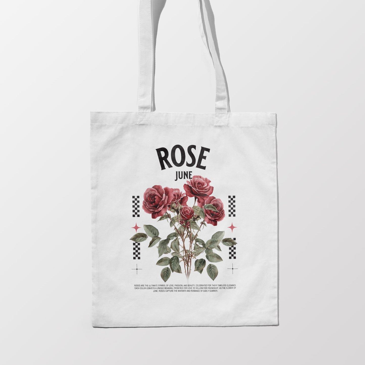 Birth Month Flower Tote Bag