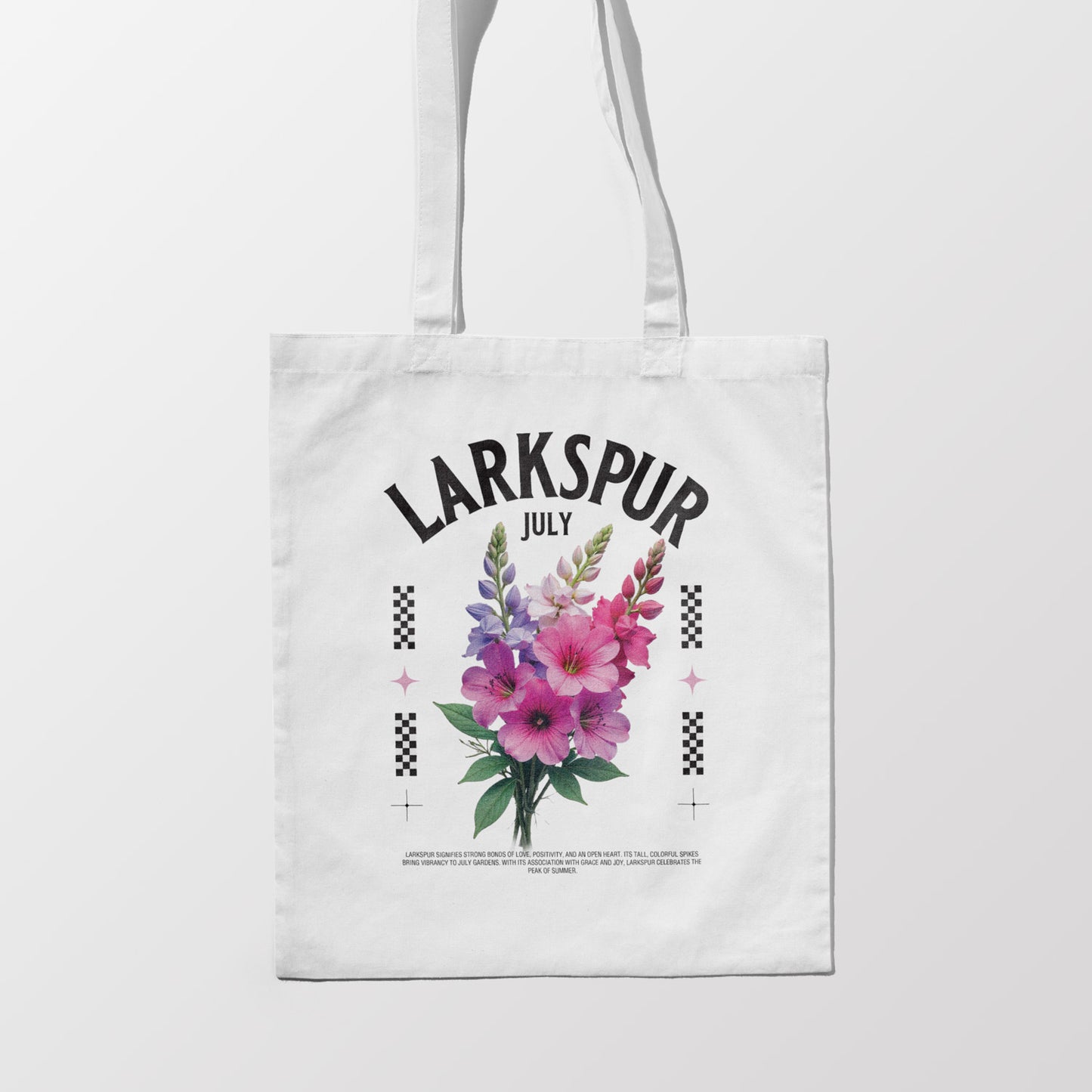 Birth Month Flower Tote Bag